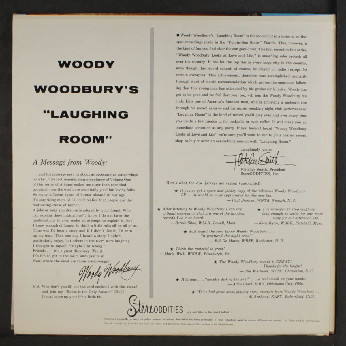 laughing room by WOODY WOODBURY
