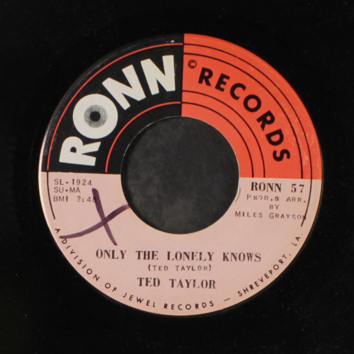 how do you walk away from fear / only the lonely knows by TED TAYLOR