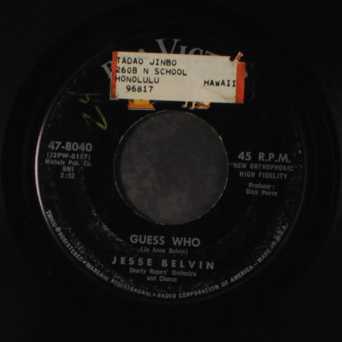 funny / guess who by JESSE BELVIN