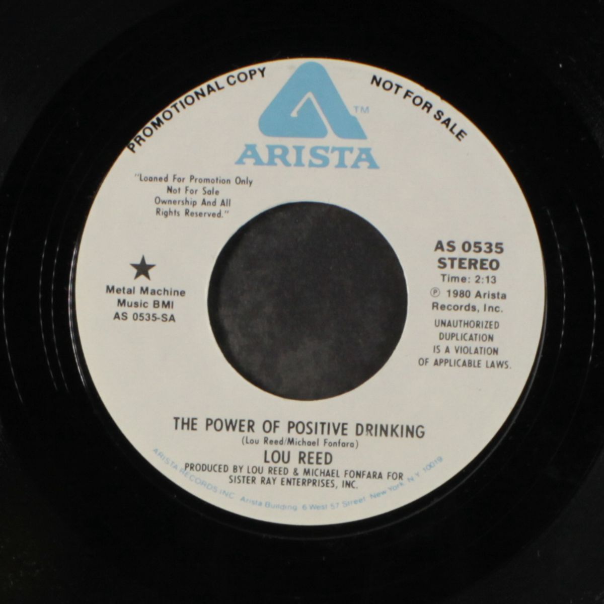 power of positive drinking / mono by LOU REED