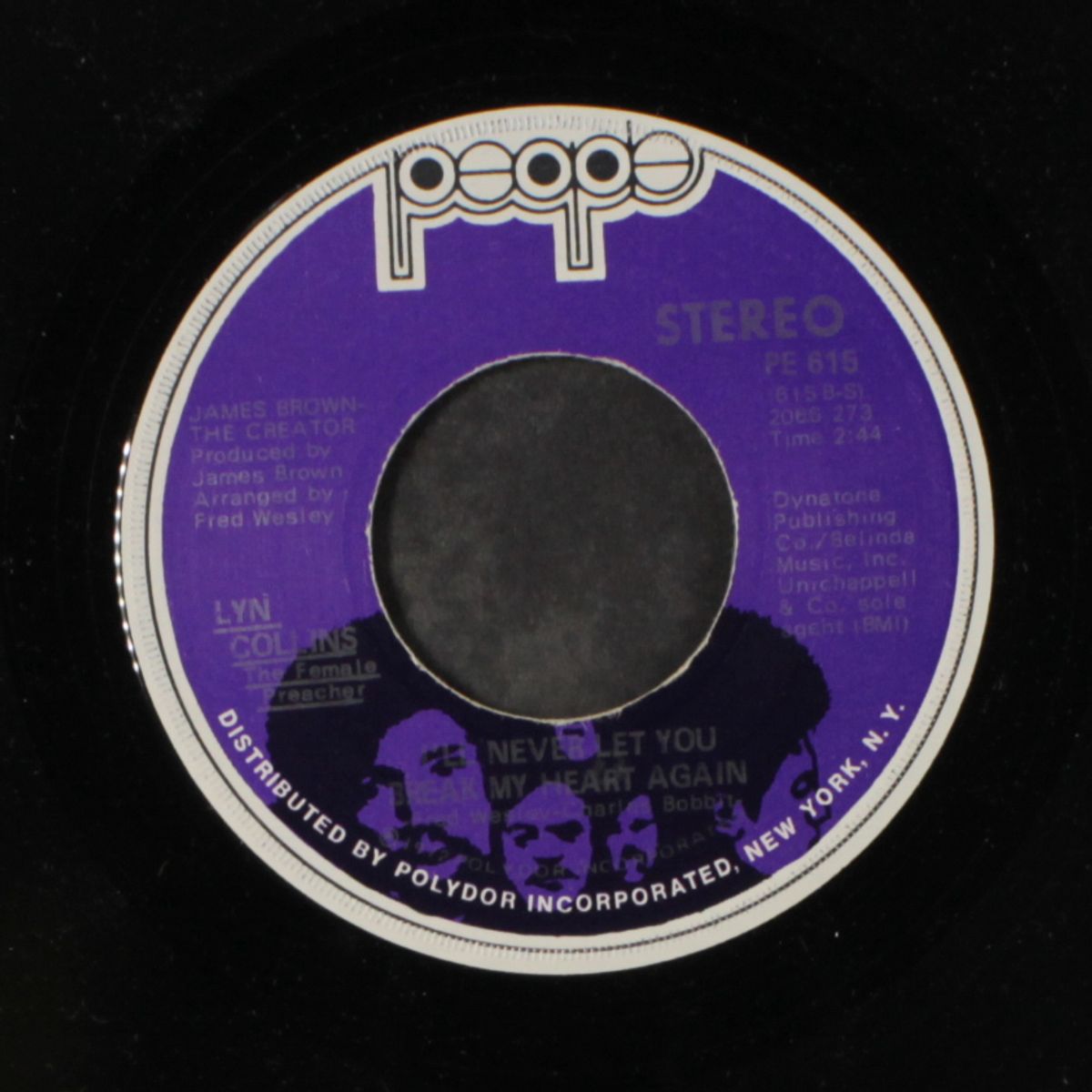 me and my baby got a good thing going / i'll never let you break my he by LYN COLLINS