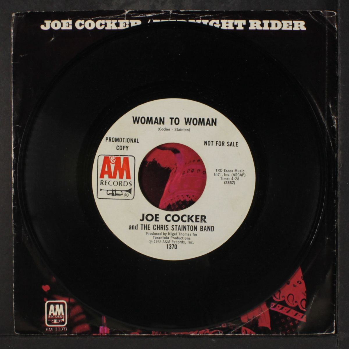 woman to woman / midnight rider by JOE COCKER