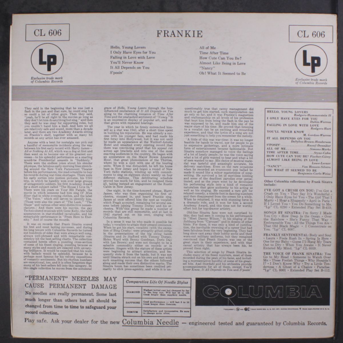 frankie by FRANK SINATRA