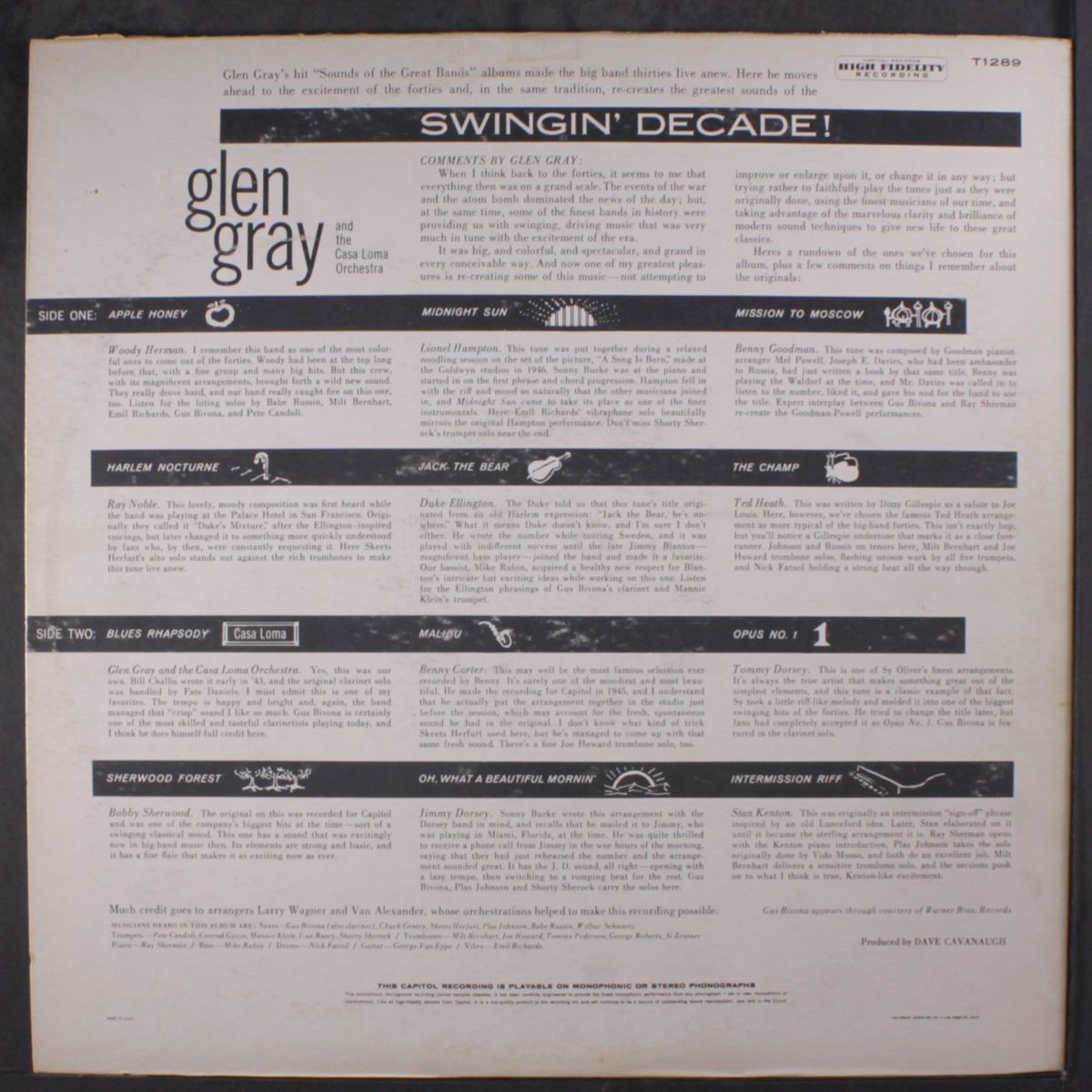 swingin' decade by GLEN GRAY