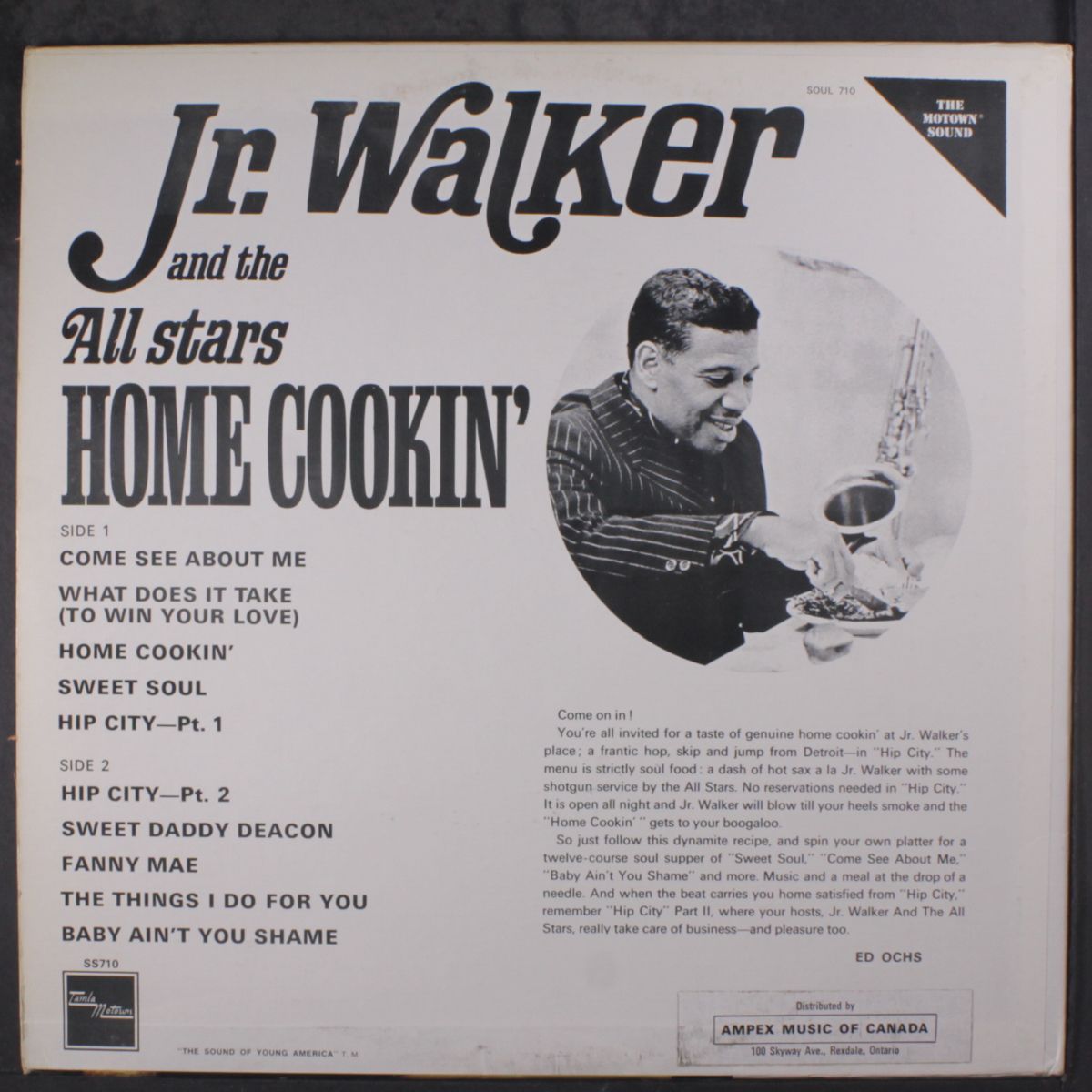 home cookin' by JR. WALKER