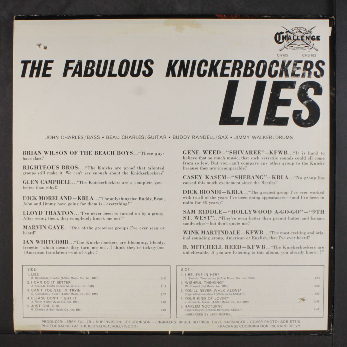 lies by KNICKERBOCKERS