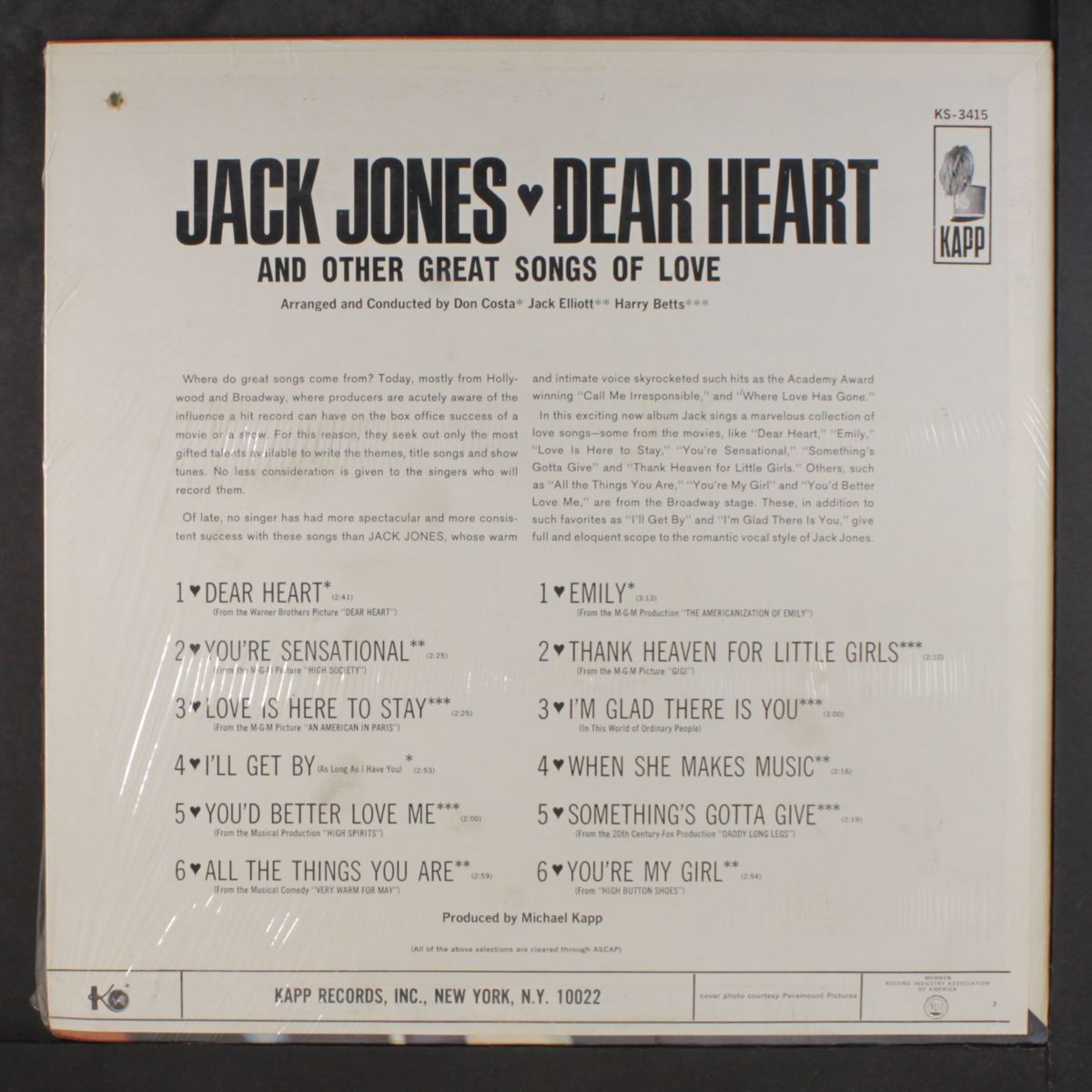 dear heart by JACK JONES