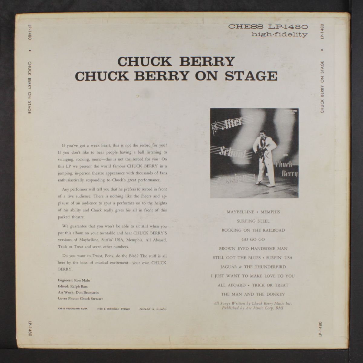 on stage by CHUCK BERRY