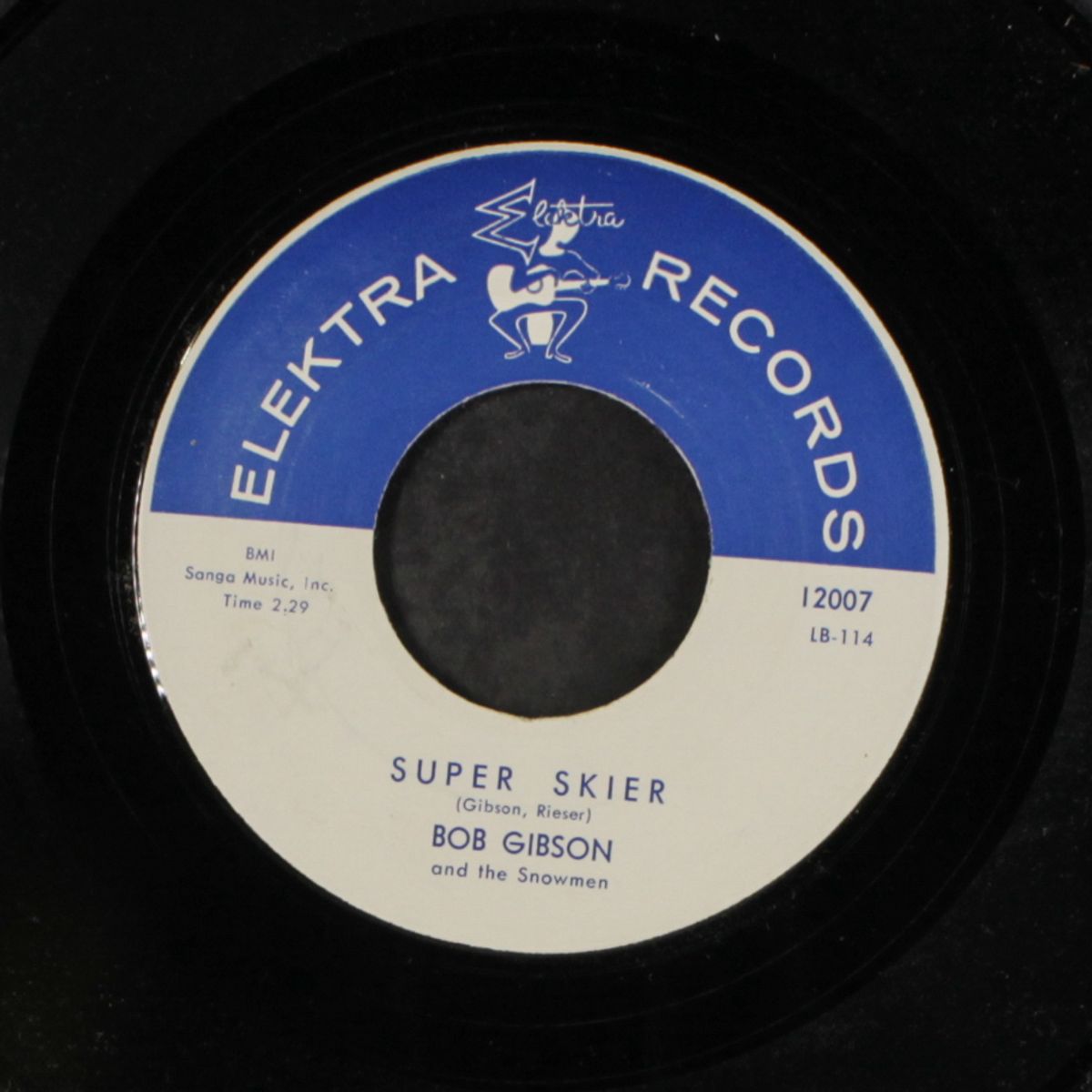 super skier / song of the skier by BOB GIBSON