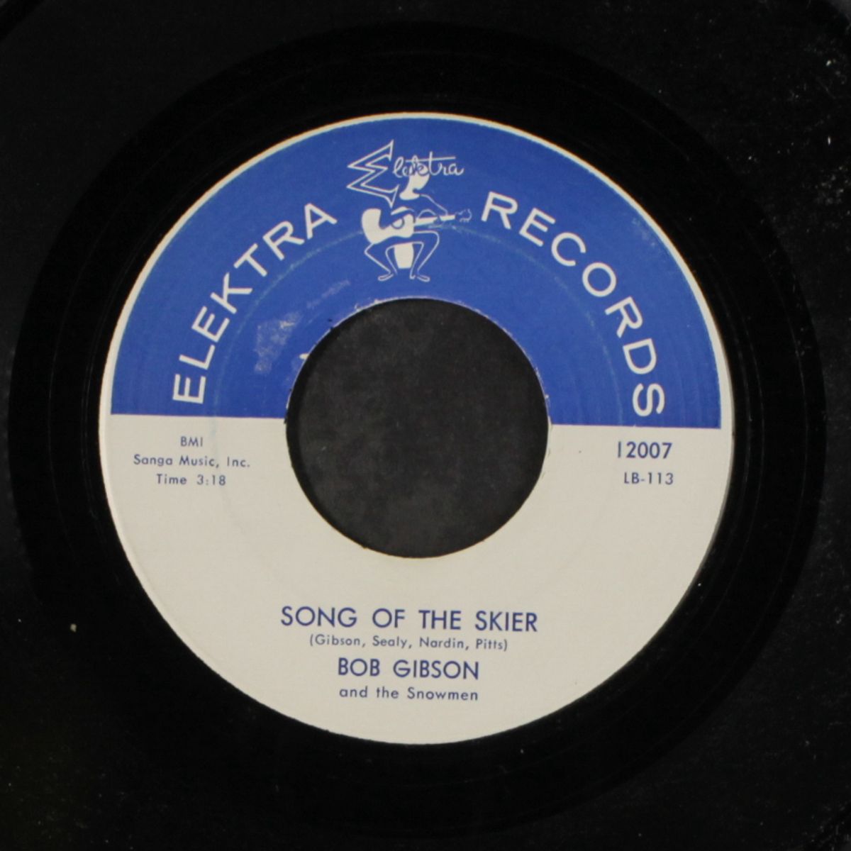 super skier / song of the skier by BOB GIBSON