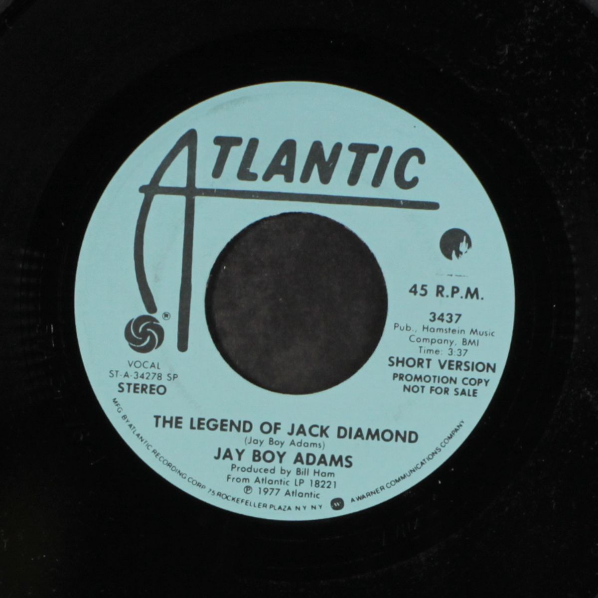 the legend of jack diamond by JAY BOY ADAMS
