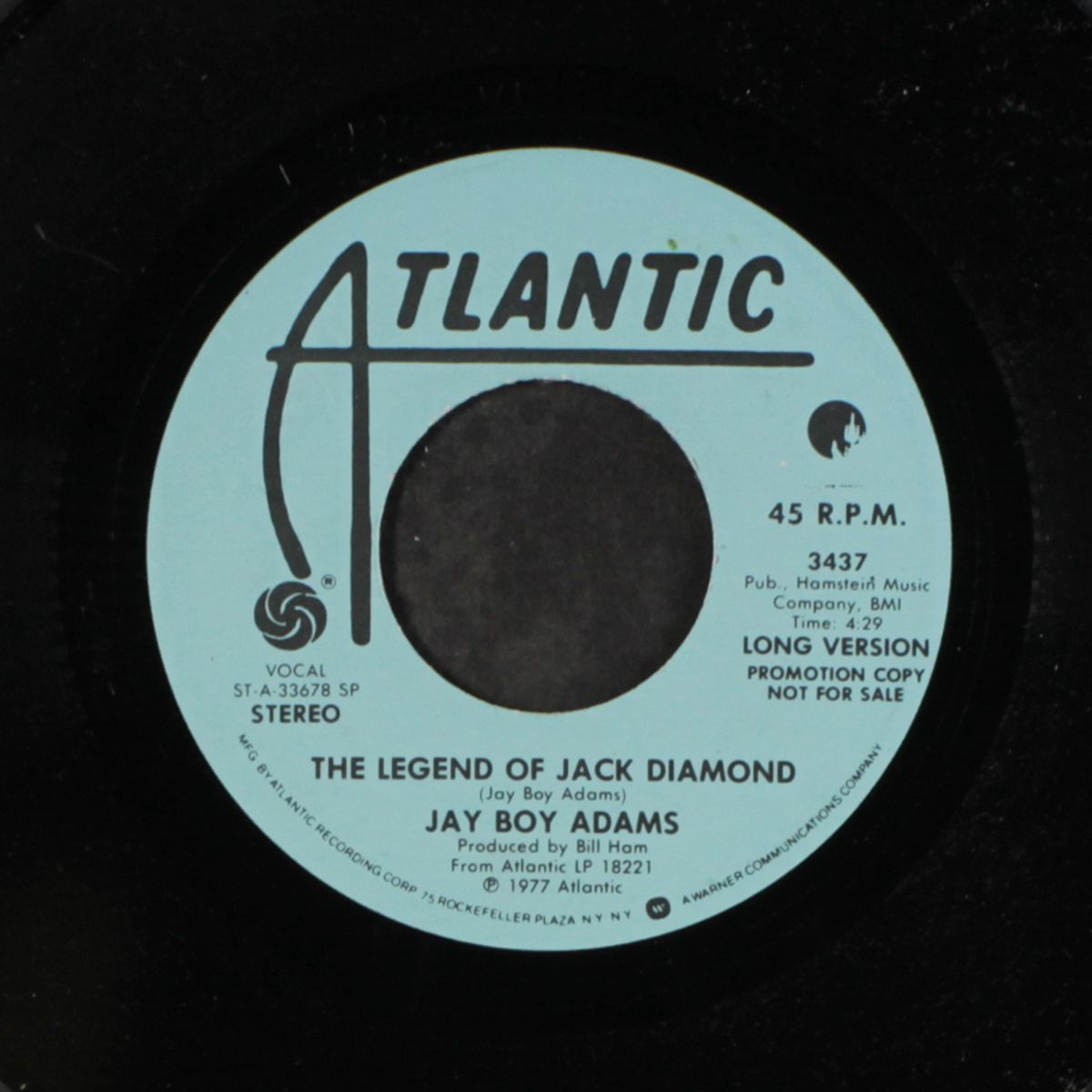 the legend of jack diamond by JAY BOY ADAMS