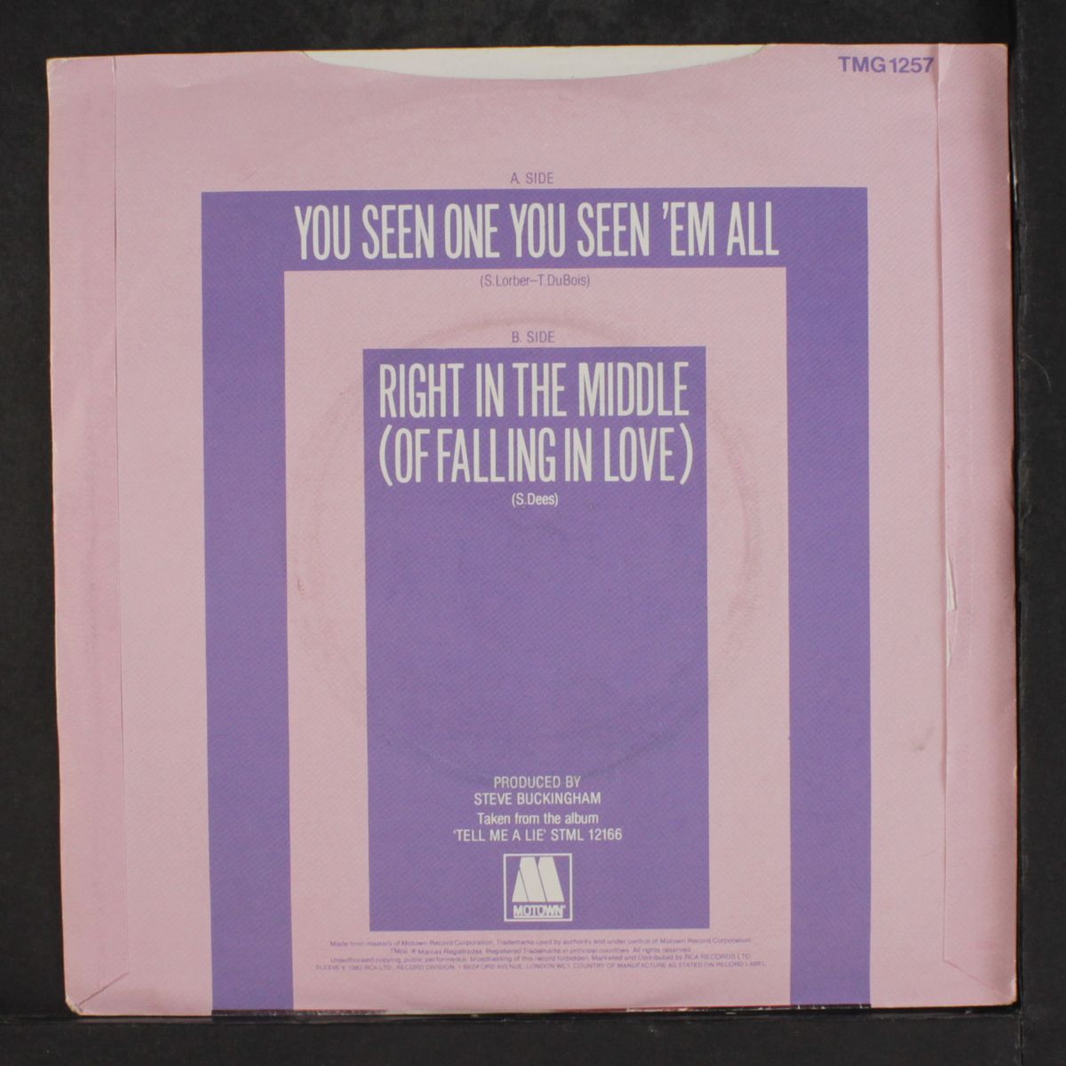 you seen one you seen 'em all / right in the middle by BETTYE LAVETTE