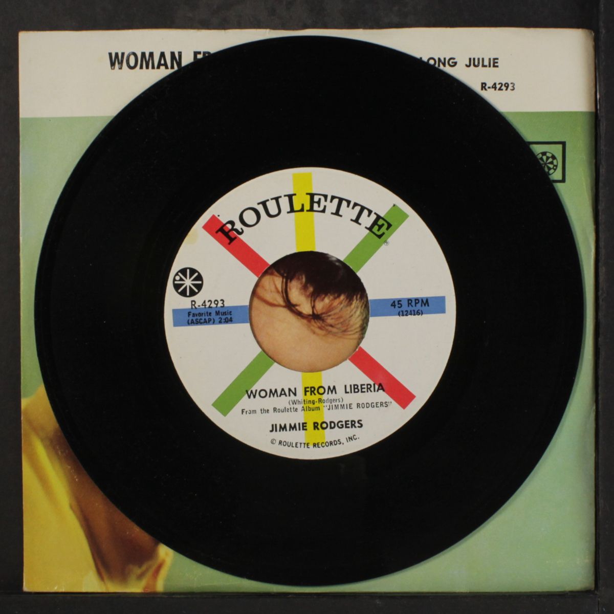 woman from liberia / come along julie by JIMMIE RODGERS