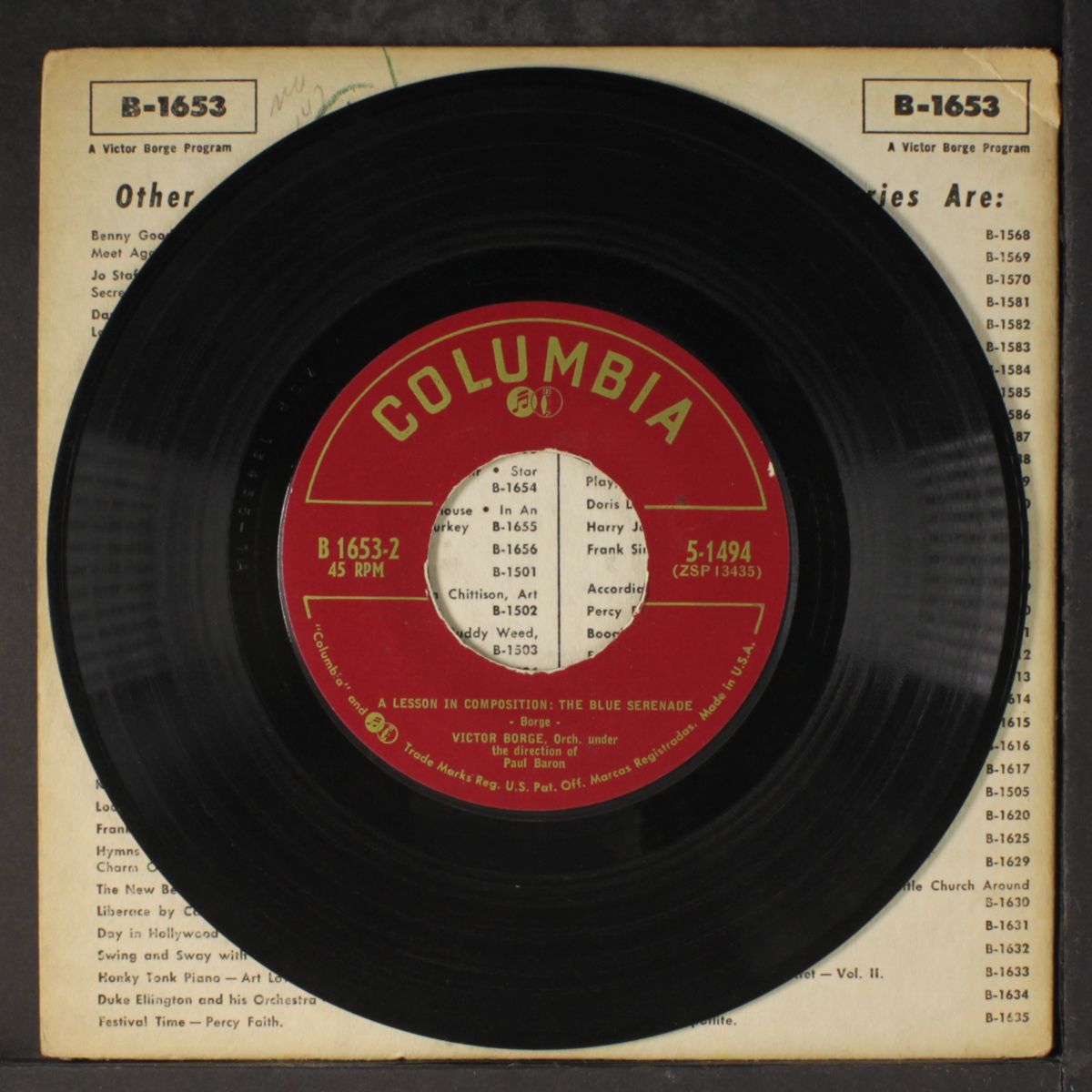 program by VICTOR BORGE