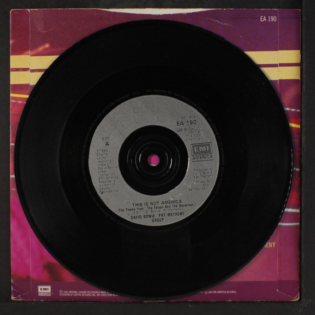 this is not america by DAVID BOWIE / PAT METHENY GROUP