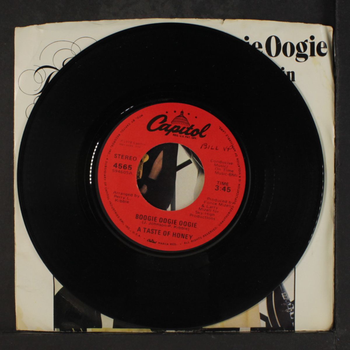 boogie oogie oogie / world spin by TASTE OF HONEY