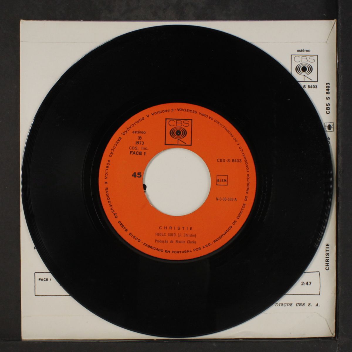 fools gold / born to lose by CHRISTIE