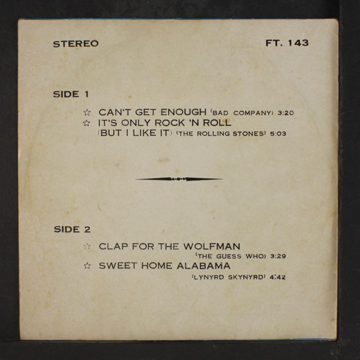 it's only rock 'n roll + 3 by ROLLING STONES & OTHERS