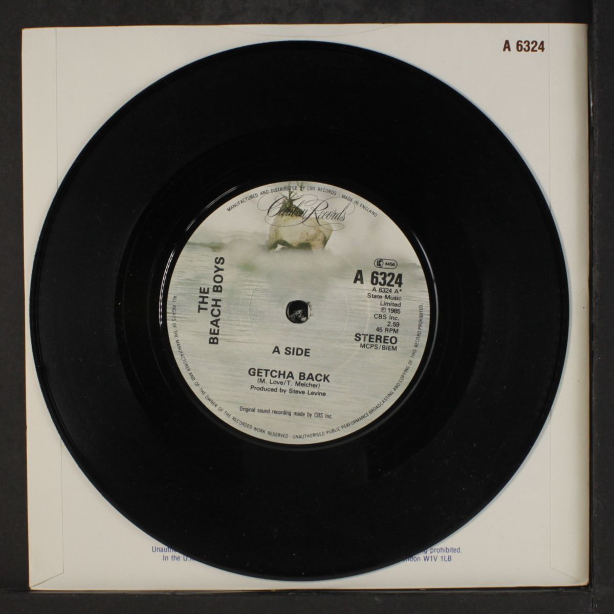 getcha back / male ego by BEACH BOYS