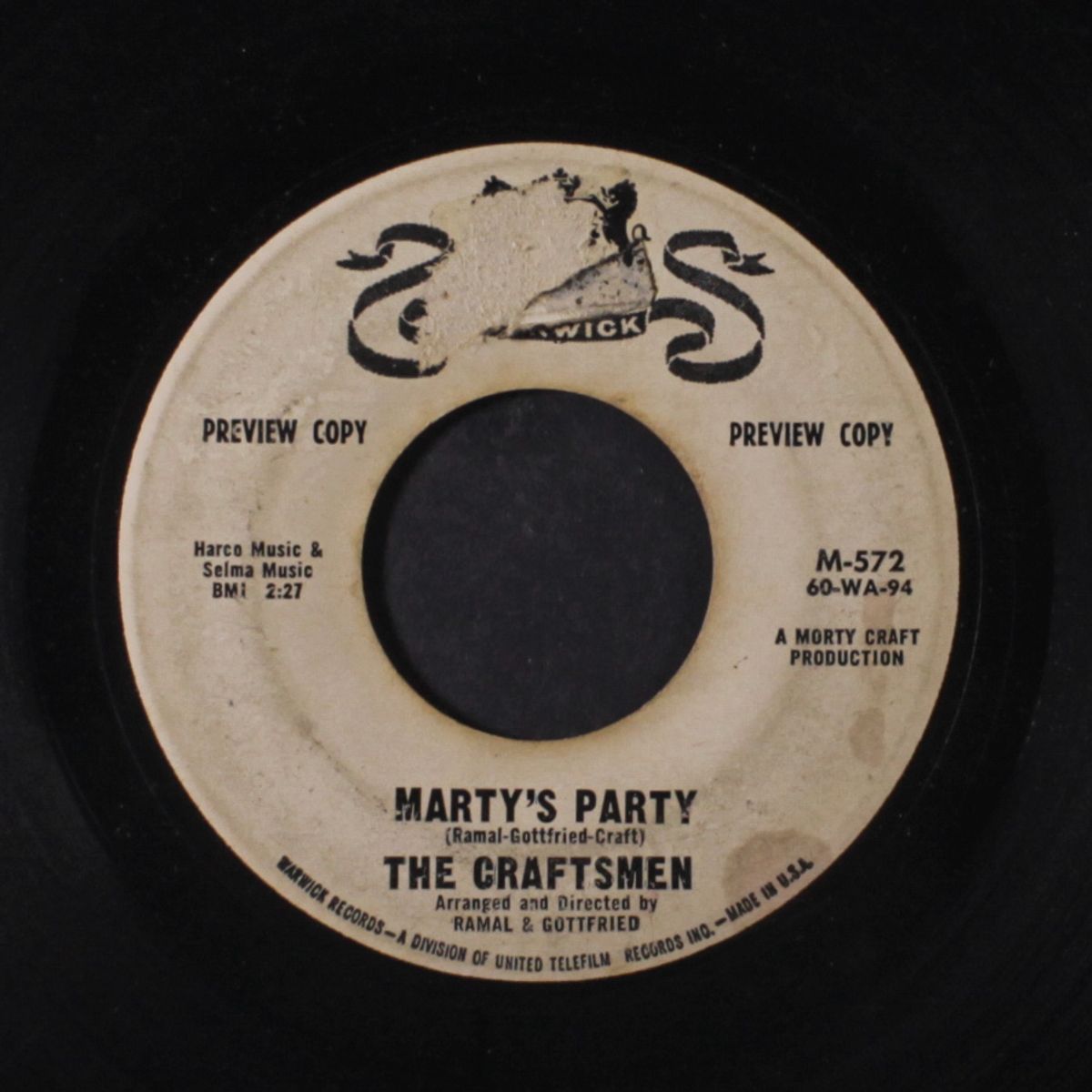 the hucklebuck / marty's party by CRAFTSMEN