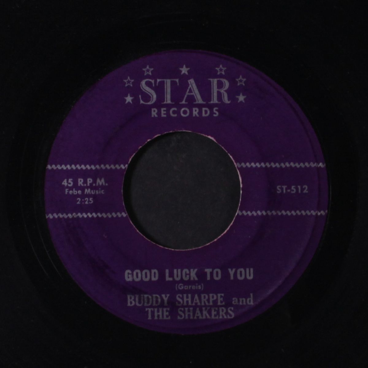 toothache / good luck to you by BUDDY SHARPE & SHAKERS