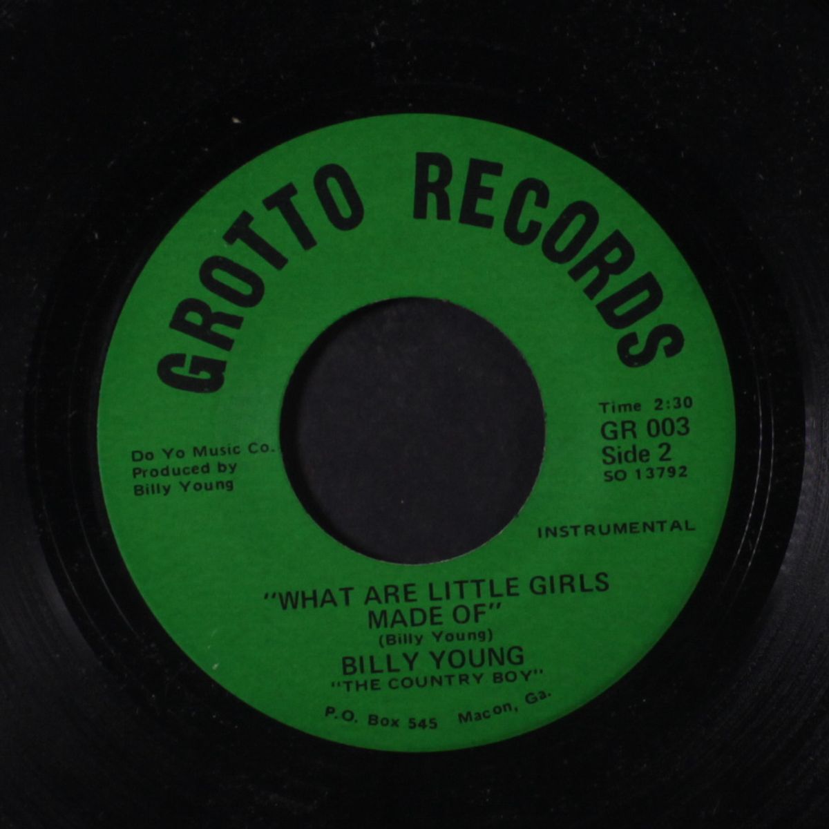 what are little girls made of / instrumental by BILLY YOUNG