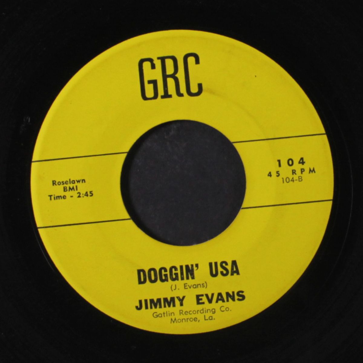 night of the prom / doggin' usa by JIMMY EVANS
