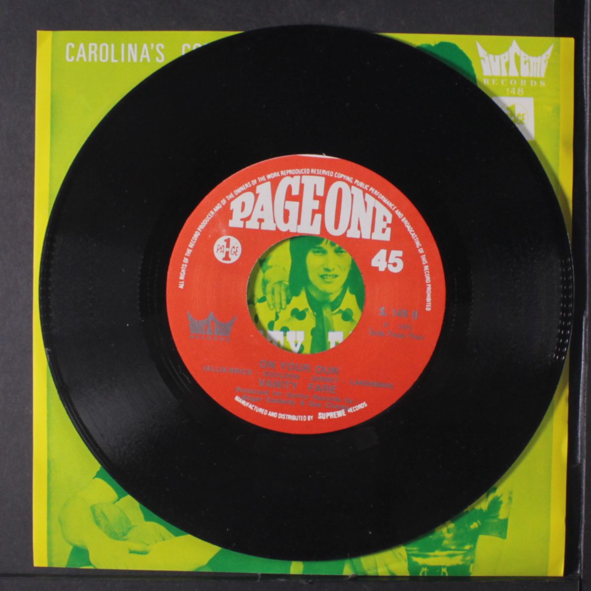 carolina's coming home / on your own by VANITY FARE