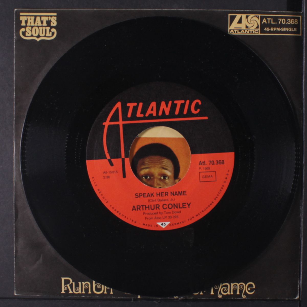 run on / speak her name by ARTHUR CONLEY