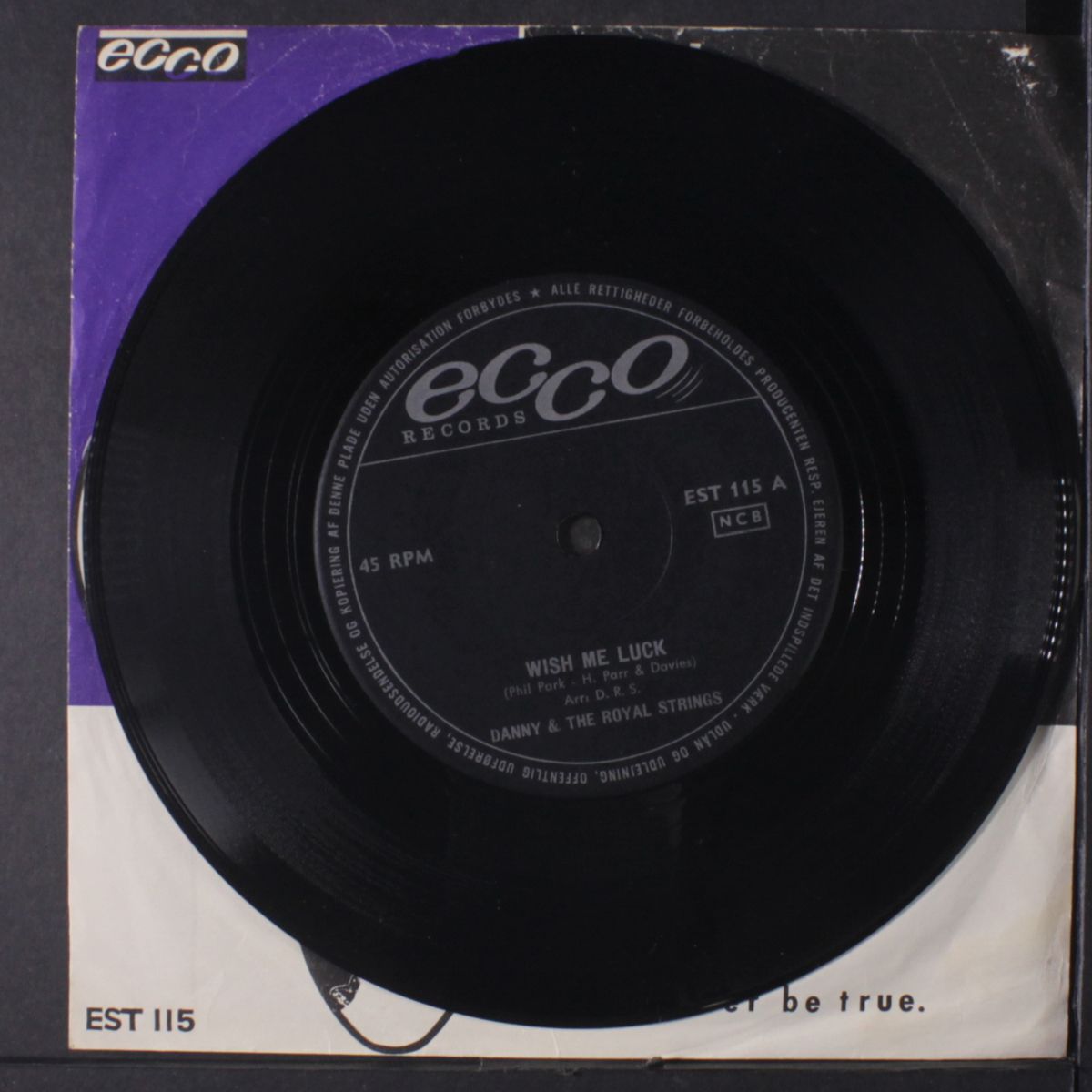 wish me luck / she'll never be true by DANNY & ROYAL STRINGS