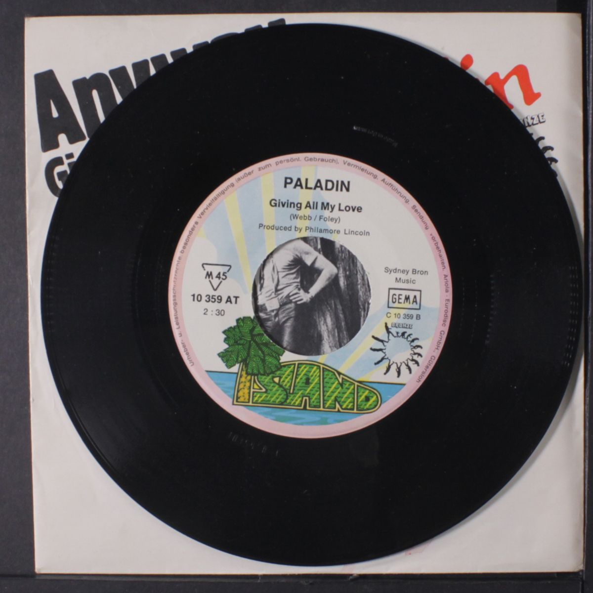 anyway / giving all my love by PALADIN