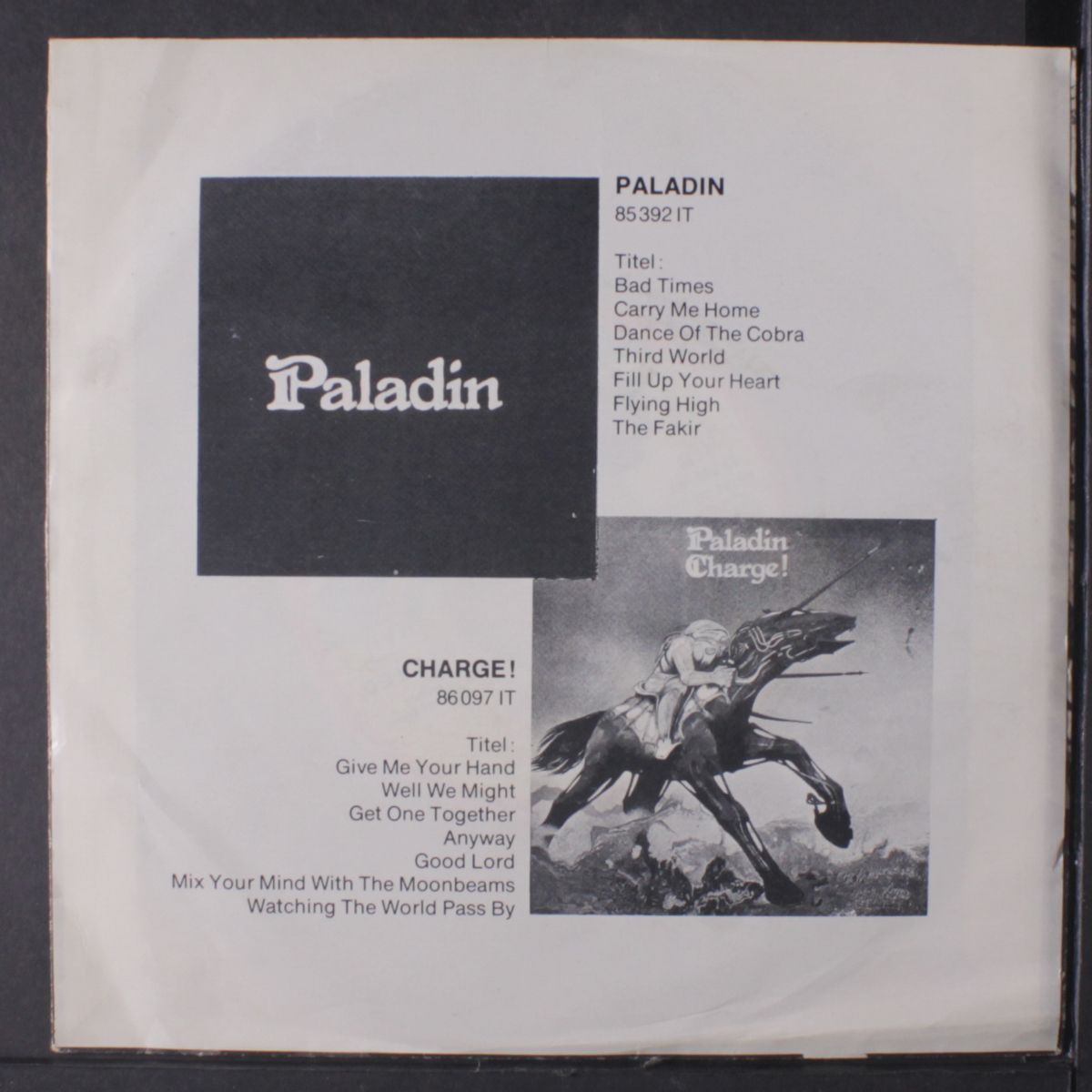 sweet sweet music / get one together by PALADIN