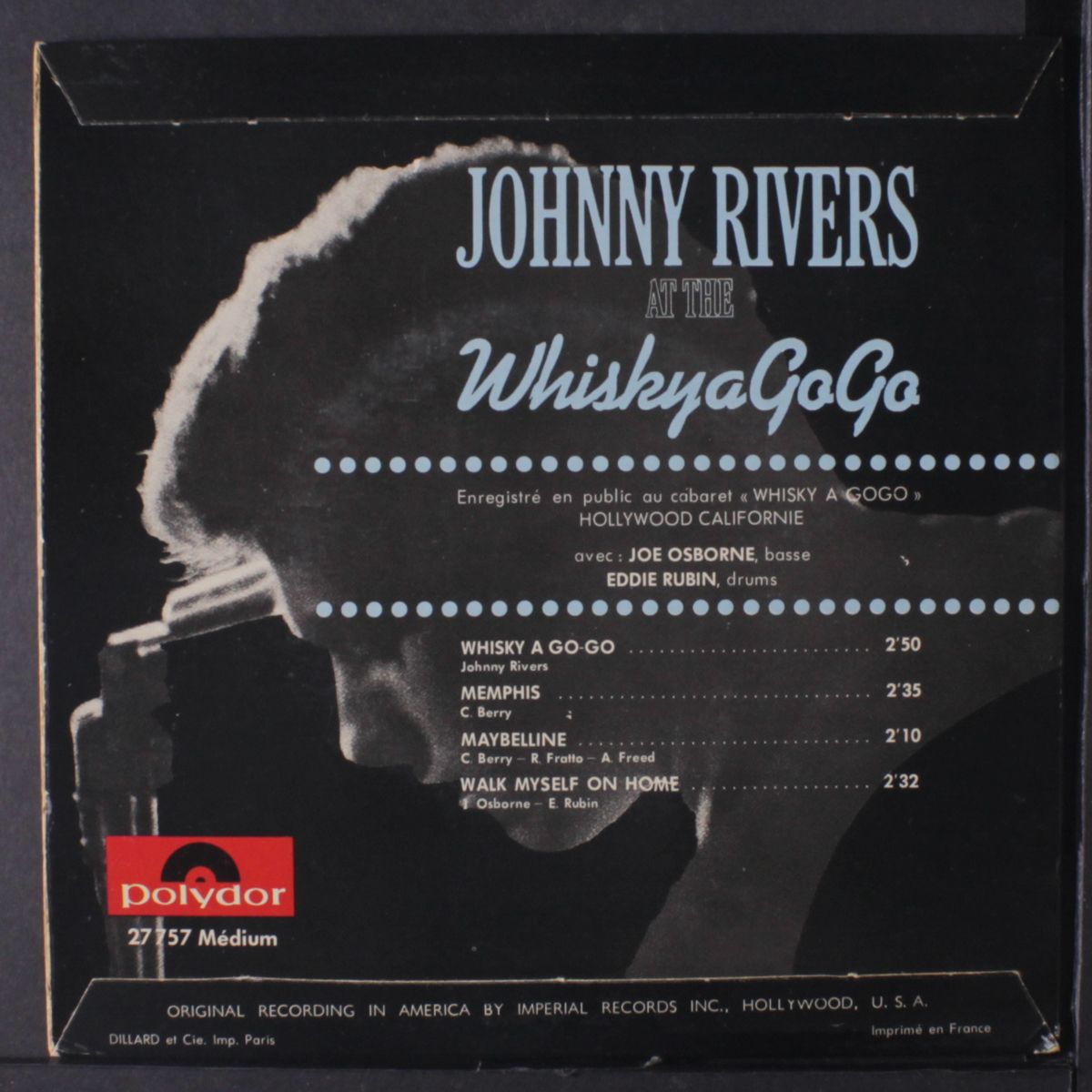 at the whisky a go go by JOHNNY RIVERS