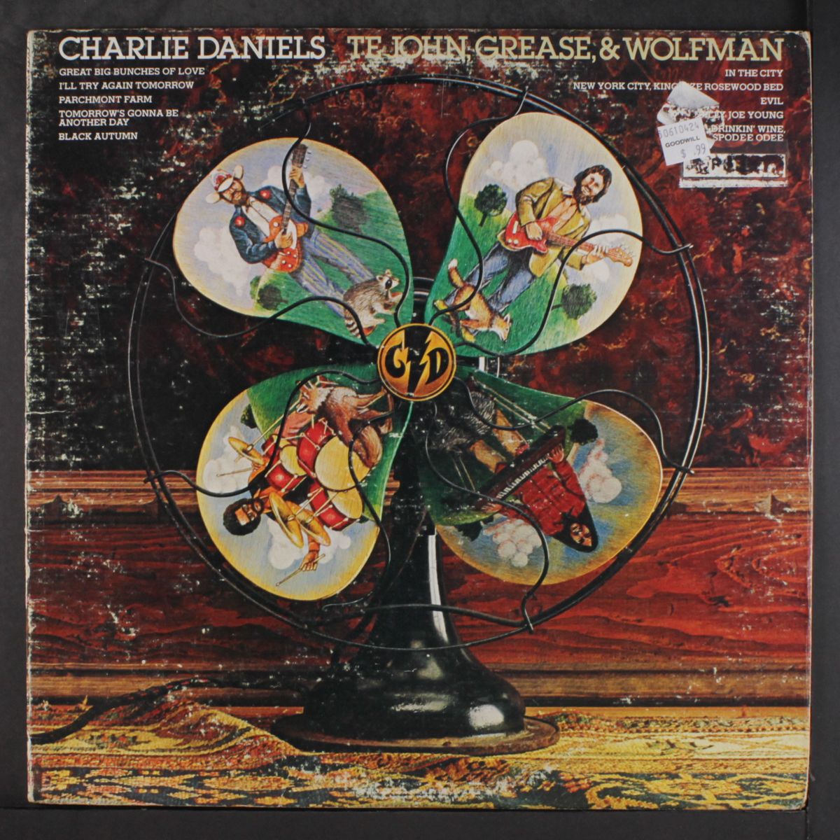 te john, grease, & wolfman by CHARLIE DANIELS BAND
