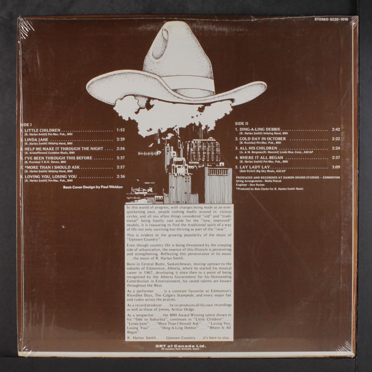 uptown country by R. HARLAN SMITH