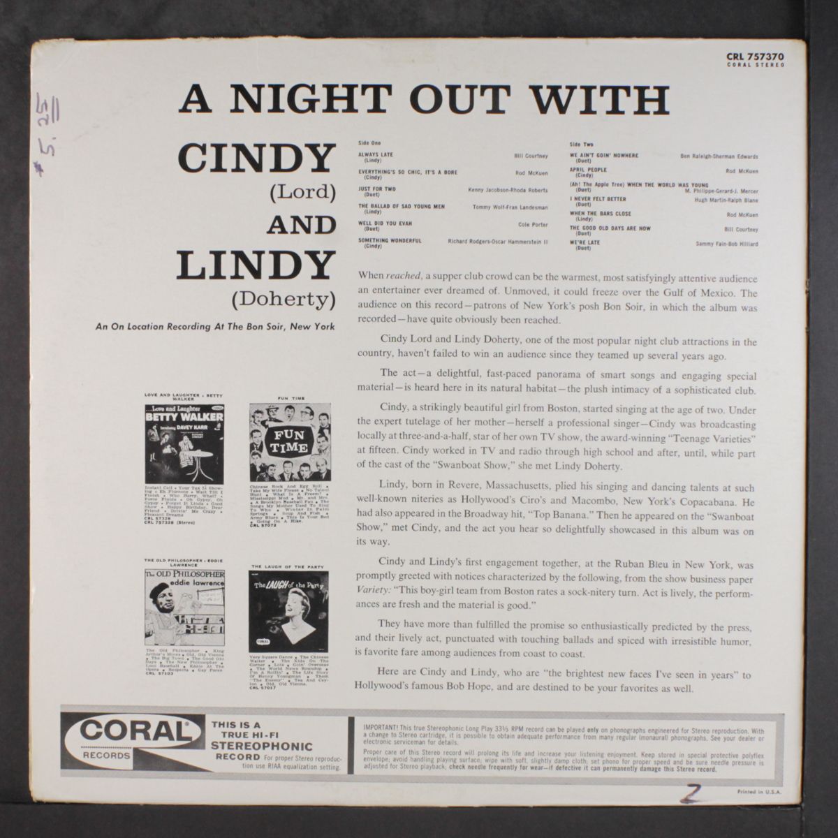 a night out by CINDY & LINDY