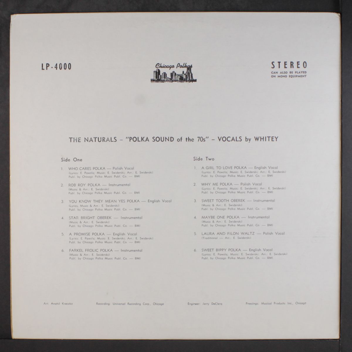 polka sound of the 70s by NATURALS