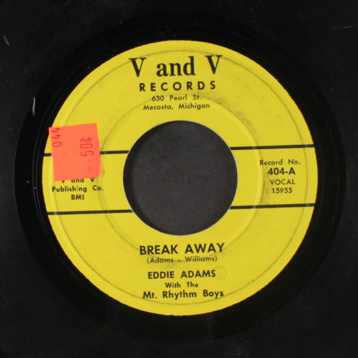 break away / from now on by EDDIE ADAMS & MT. RHYTHM BOYS