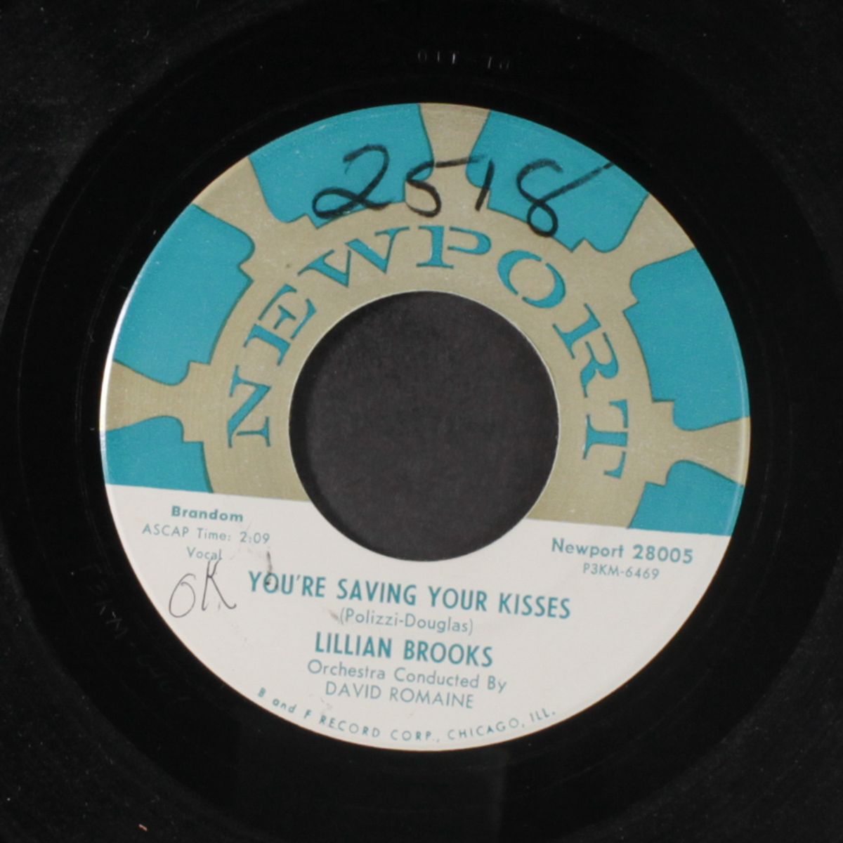 love me now / you're saving your kisses by LILLIAN BROOKS