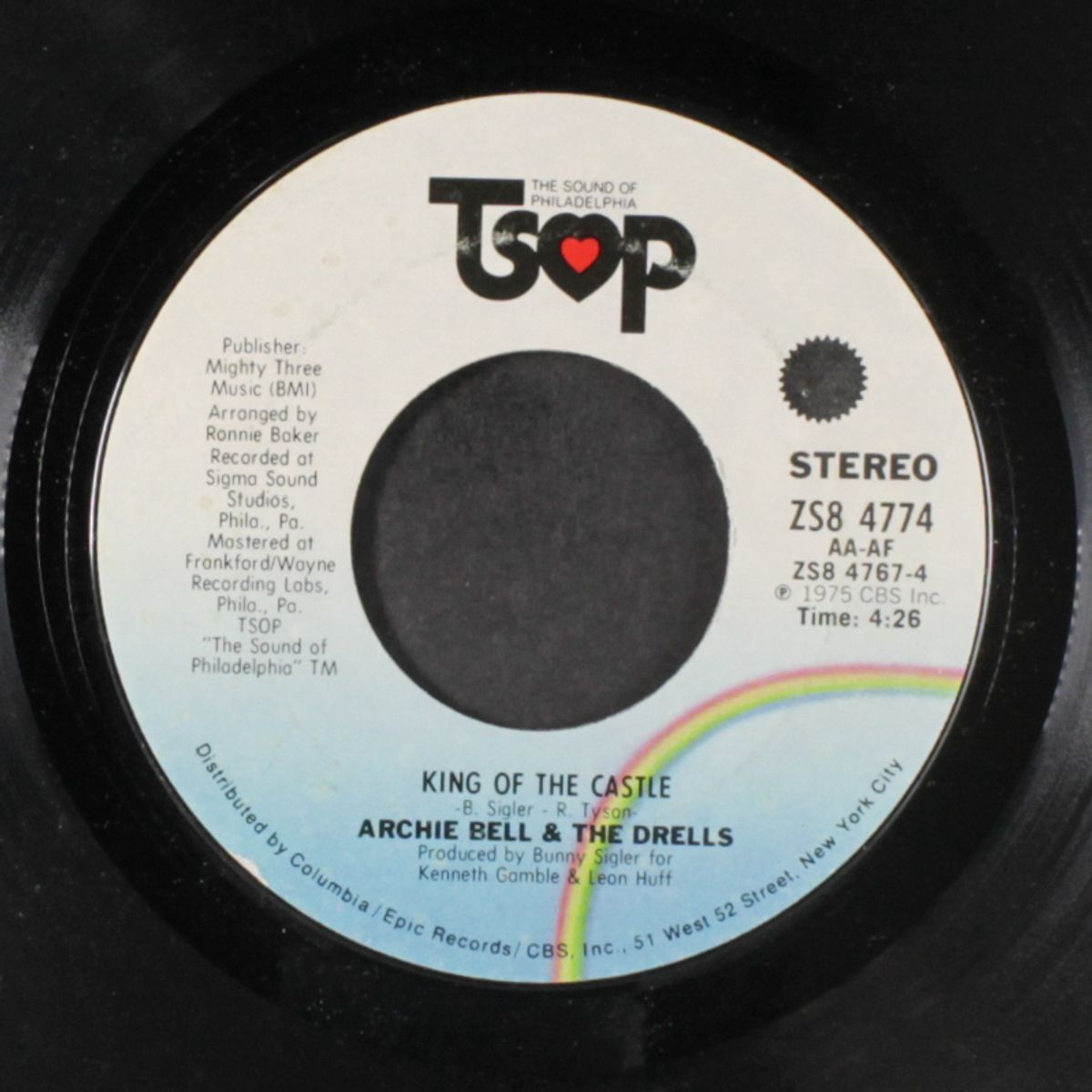 the soul city walk / king of the castle by ARCHIE BELL & DRELLS
