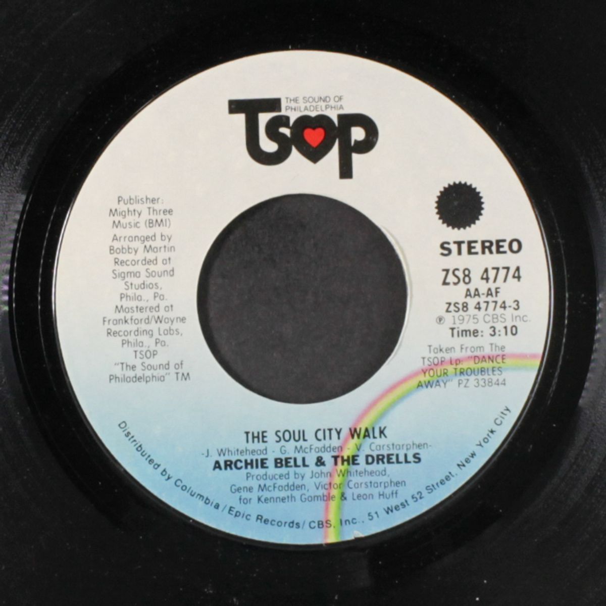 the soul city walk / king of the castle by ARCHIE BELL & DRELLS
