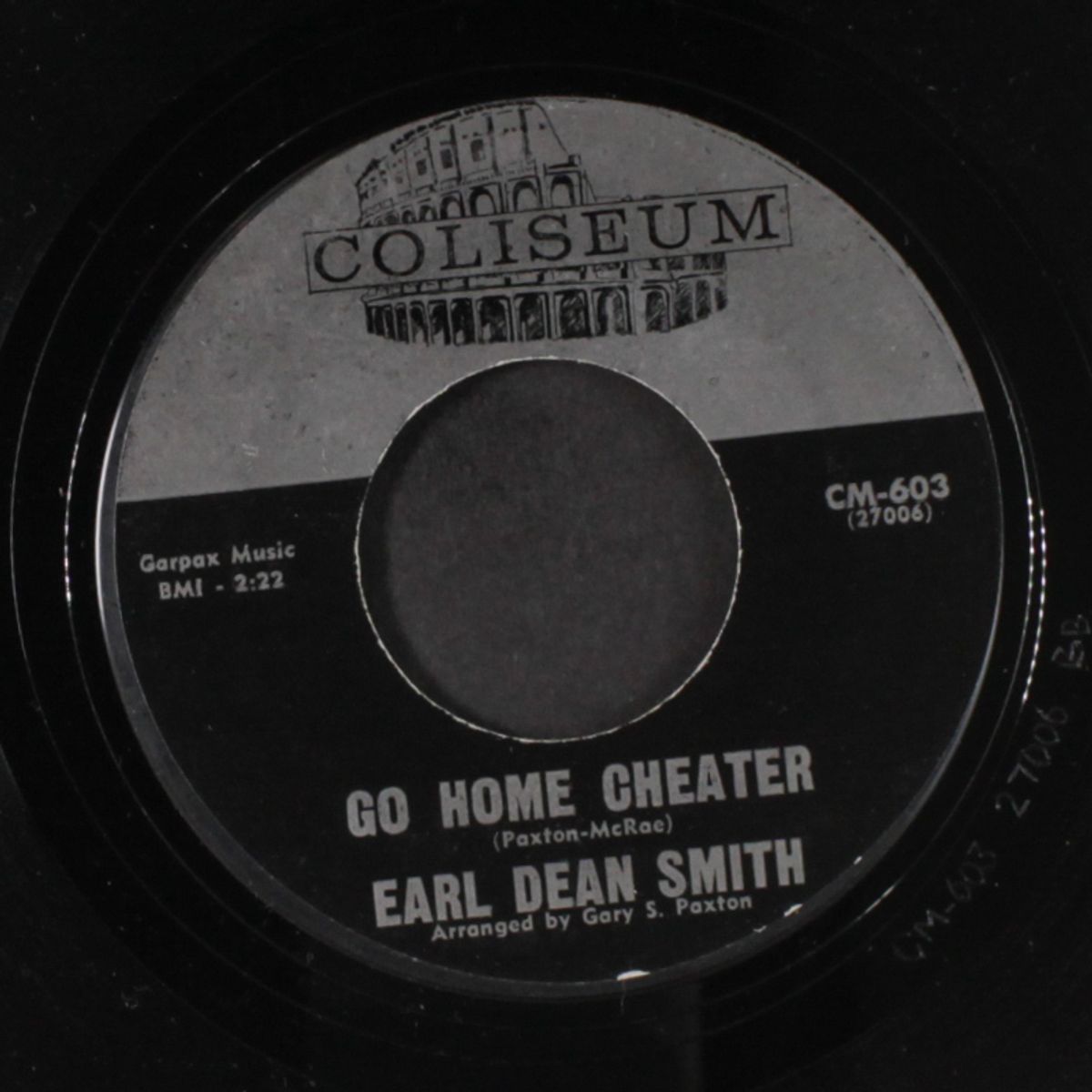 go home cheater / stealing from myself by EARL DEAN SMITH
