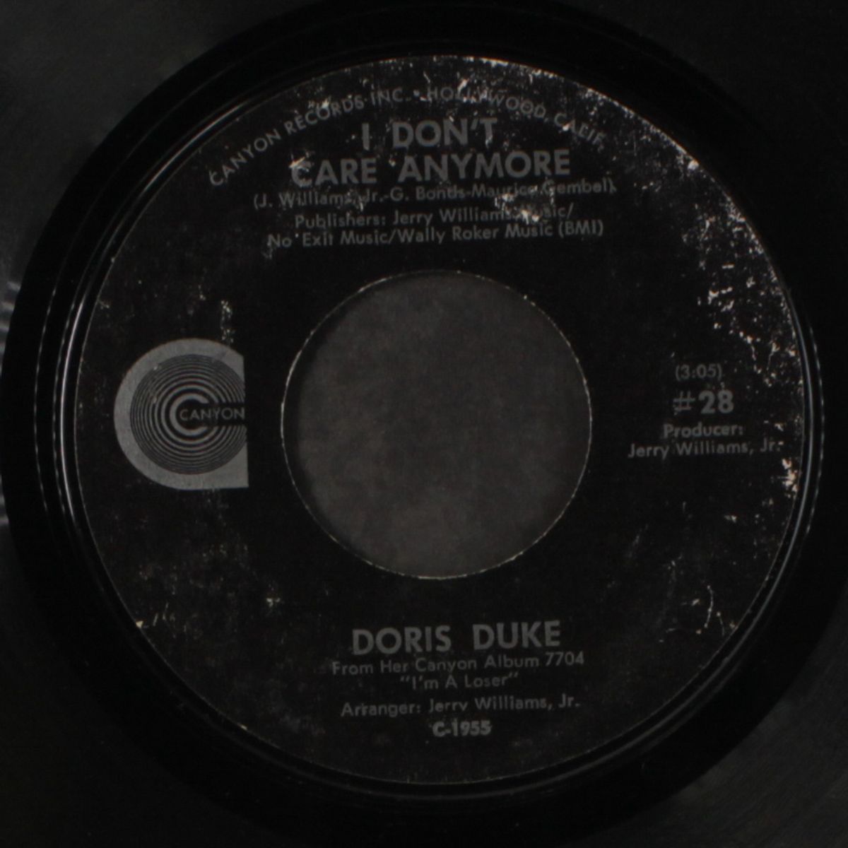to the other woman / i don't care anymore by DORIS DUKE