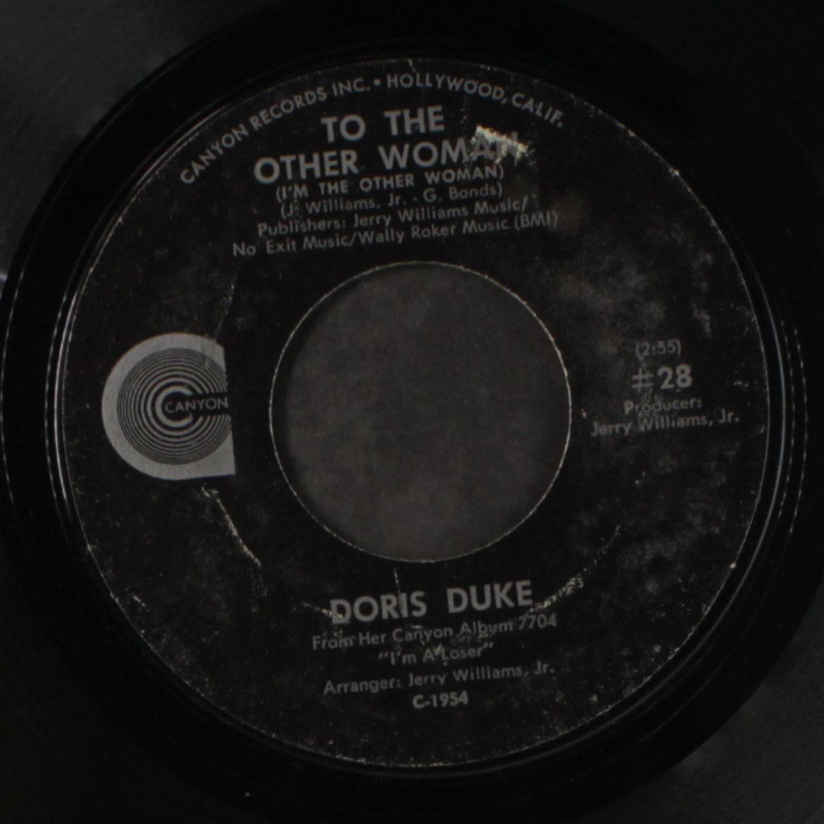 to the other woman / i don't care anymore by DORIS DUKE