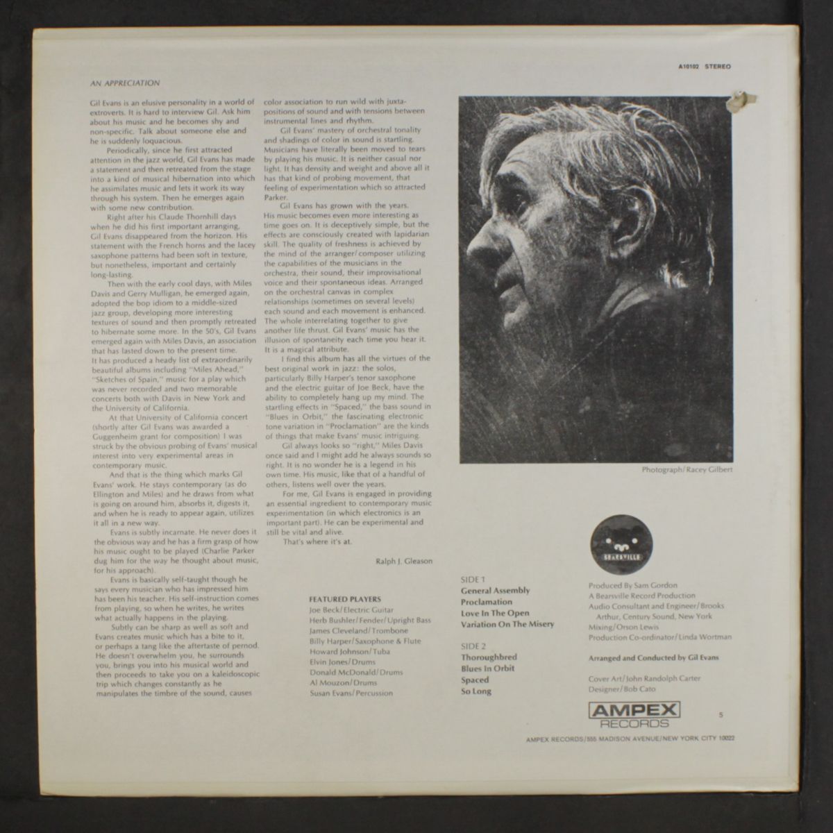 gil evans by GIL EVANS