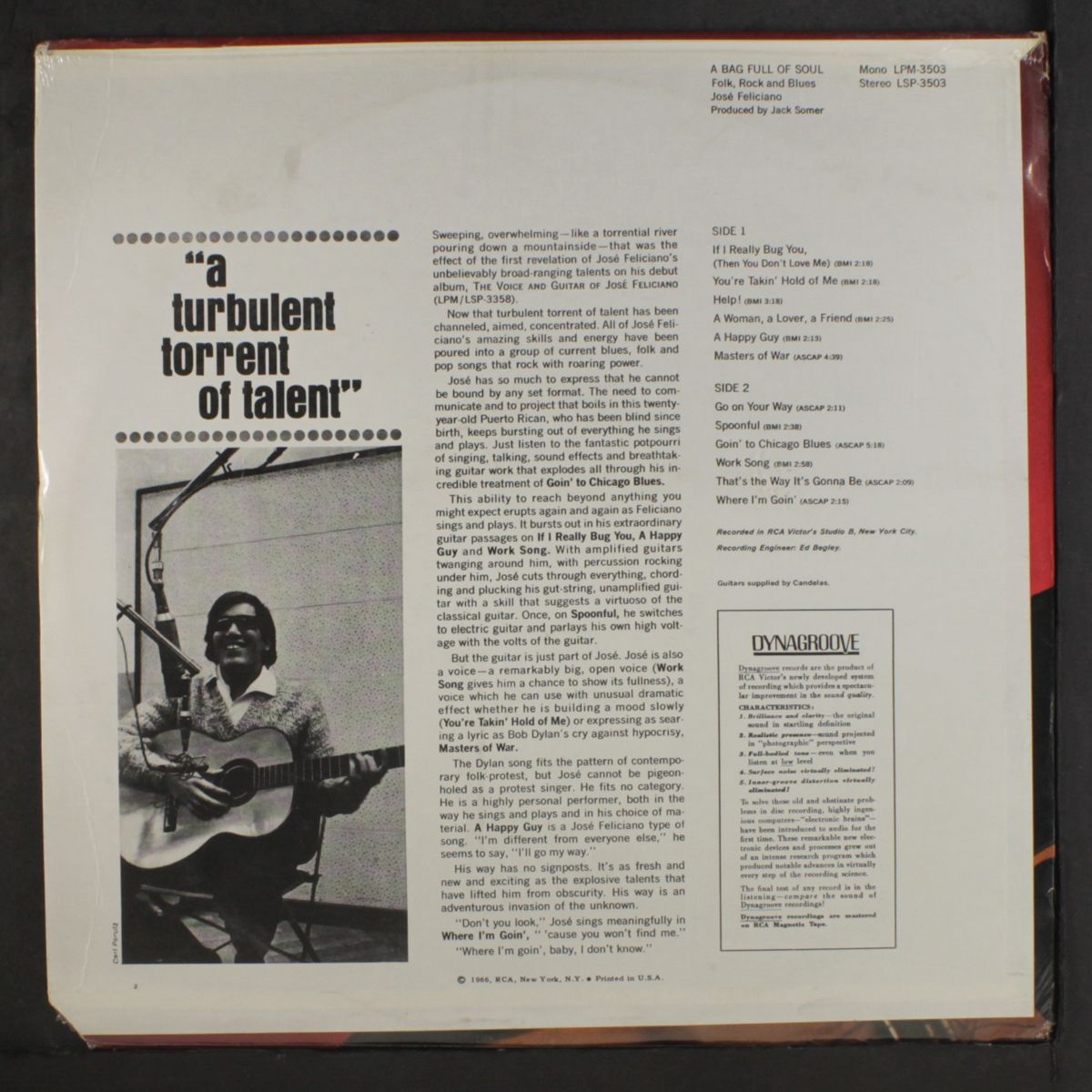 a bag full of soul by JOSE FELICIANO