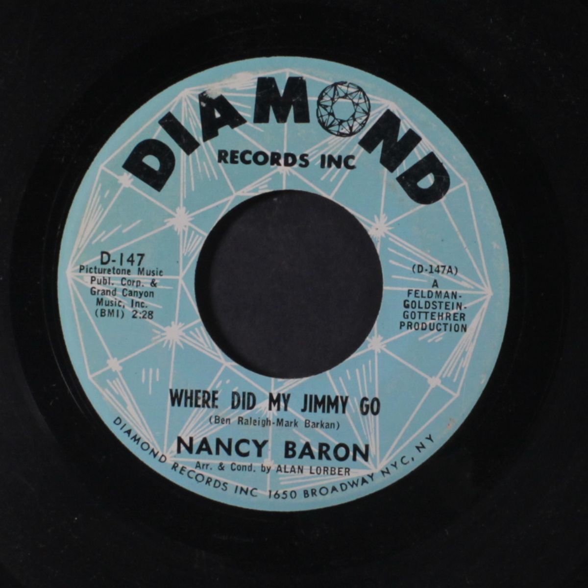 where did my jimmy go / tra la la i love you by NANCY BARON