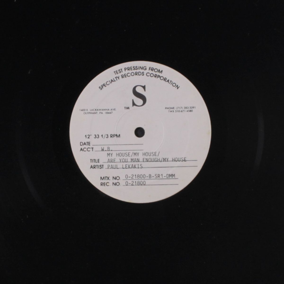 my house by PAUL LEKAKIS