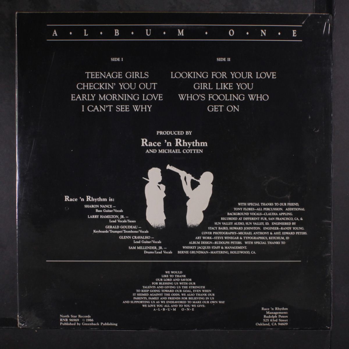 album one by RACE 'N RHYTHM